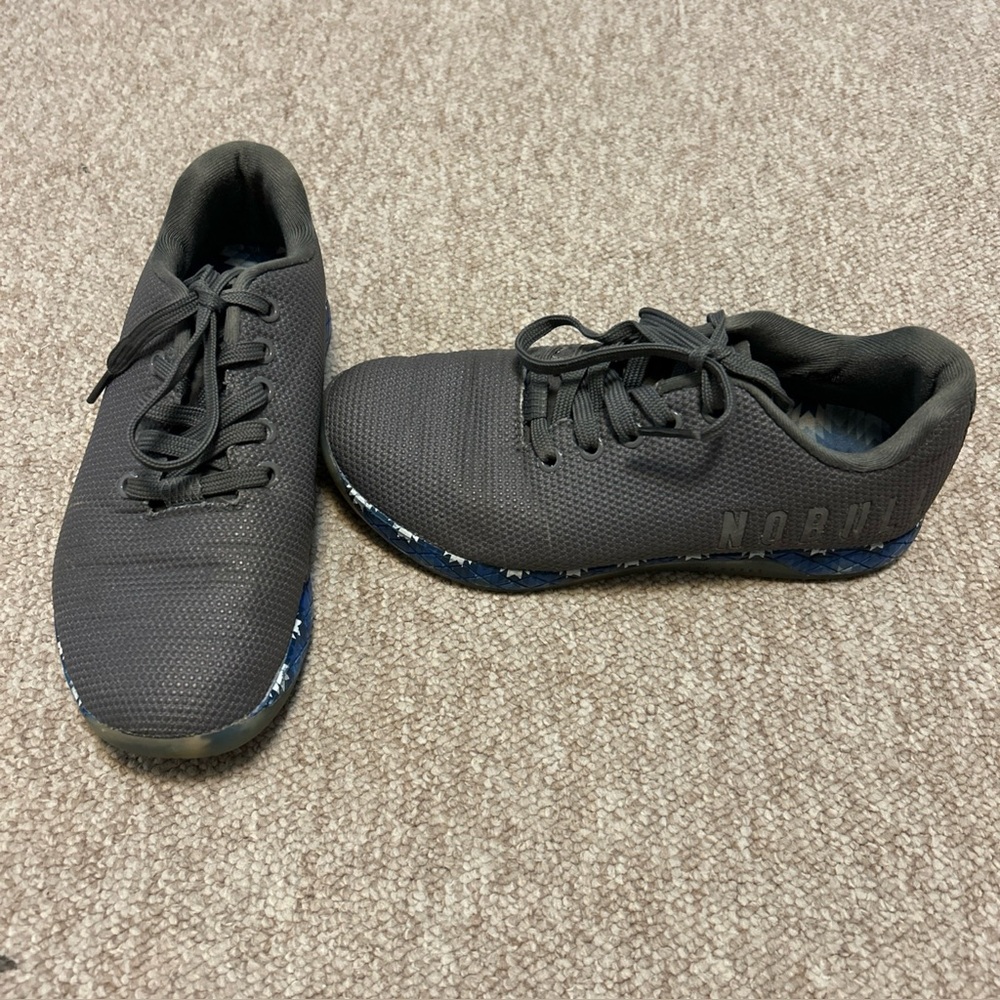 Nobull Superfabric Trainer Women's Size 7.5 Men’s 6 Workout Gym Shoes Gray